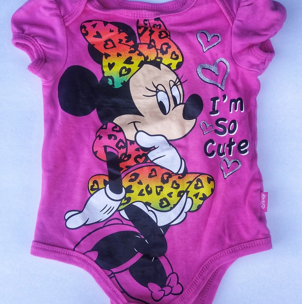 Disney Minnie Mouse one piece 6 to 9 months